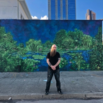 Logan Hicks Mural at Pow! Wow! Hawaii