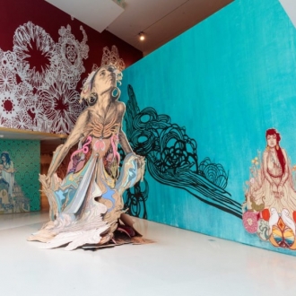 Swoon Has Completely Transformed a Museum With Her Captivating Paper Cut-Outs
