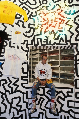 Keith Haring Pop Shop Mural Fragment