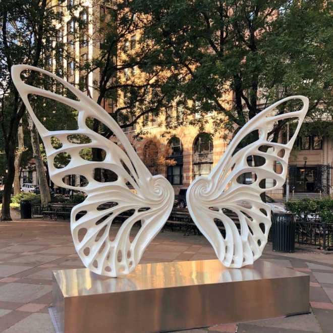 Robem Robierb's "Dream Machine: Dandara" installed at Tribeca Park