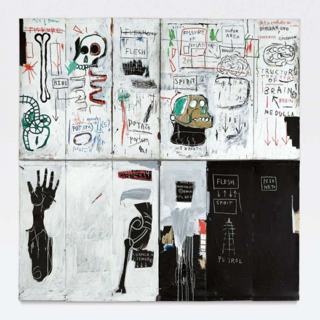 Basquiat's "Flesh and Spirit" earns more than $30 million at Sotheby's